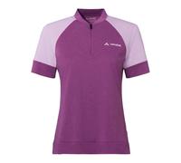 Vaude Altissimo Q-Zip Shirt W - maglia ciclismo - donna Dark Pink/Light Violet I42 D38
