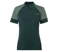 Vaude Bike Altissimo Q-zip Short Sleeve Jersey Verde 44 / Regular Donna