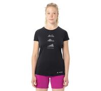 Vaude Tekoa Wool - T-shirt- donna Black/White I46 D42