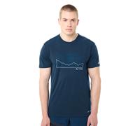 Vaude Tekoa Wool - T-shirt- uomo Blue/Blue M