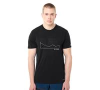 Vaude Tekoa Wool - T-shirt- uomo Black/White L