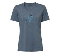 Vaude Skomer Print Iii Short Sleeve T-shirt Blu 44 Donna