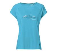 Vaude Tekoa Ii Short Sleeve T-shirt Blu 38 Donna