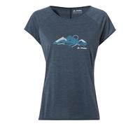 Vaude Tekoa Ii Short Sleeve T-shirt Blu 44 Donna