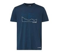 Vaude Tekoa Wool - T-shirt- uomo Blue/Blue L