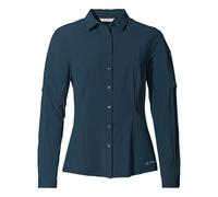 Vaude Farley Stretch - camicia maniche lunghe - donna I42 D38 Blue woman Grüner Knopf,Myclimate,Vaude Green Shape