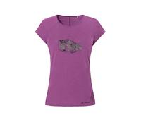 Vaude Tekoa Ii Short Sleeve T-shirt Viola,Rosa 40 Donna