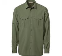 Vaude Men's Rosemoor LS Shirt II, camicia da trekking, verde L(52) cedar wood uni