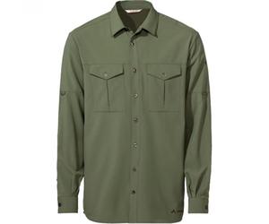 Vaude Men's Rosemoor LS Shirt II, camicia da trekking, verde XL(54) cedar wood uni
