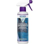 Vaude Nikwax Spray per la cura e l'impermeabilizzazione di tessuto e pelle, 300ml (VPE12), Bianco (weiß), 300 ml