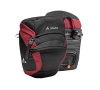 VAUDE OnTour Front Bag, black/carmine 2021 Borse portapacchi