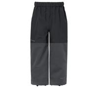 Vaude - Kid's Caprea Rain Pants - Pantaloni antipioggia 134/140 grigio/nero
