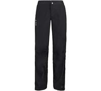 VAUDE - Pantaloni da Pioggia da Donna Yaras III, Donna, Pantaloni, 41523, Nero, 38 Long
