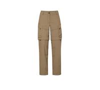 VAUDE Pantaloni da trekking da donna Neyland Cargo Zip-Off marrone chiaro | 38