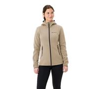 Vaude Wo Idris Fleece Hoody - felpa in pile - donna I48 D44 Beige woman Recycled Polyester,Vaude Green Shape,Grüner Knopf