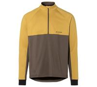 Vaude - Qimsa Halfzip L/S Shirt - Maglietta da ciclismo S beige/marrone