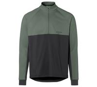Vaude - Qimsa Halfzip L/S Shirt - Maglietta da ciclismo S olivia/nero