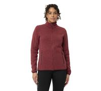 Vaude Rienza IV W - felpa in pile - donna 40 Dark Red/Dark Red woman Bluesign,Lycra,Recycled Polyester