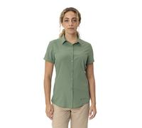 Vaude Seiland - camicia a maniche corte - donna 40 Dark Green/Light Green woman Recycled Materials