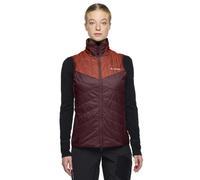 Vaude Sesvenna IV W- gilet sci alpinismo - donna I46 D42 Dark Red/Dark Orange woman Lycra,Bluesign,Pfc-Free,Primaloft Silver Eco