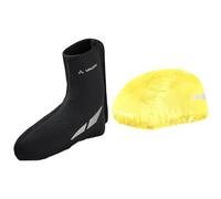 VAUDE Shoecover Pallas III, Black, 40-43 Nero 40/43 EU, Copricasco Neon Yellow Taglia Unica