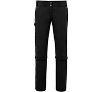 VAUDE Skomer Capri Zo Pantalone Staccabile Tramite Cerniera, Donna, Nero, 40