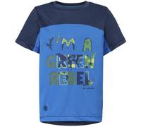 Vaude Solaro II - T-shirt - bambino 92 Light Blue/Blue junior Recycled Materials,Vaude Green Shape