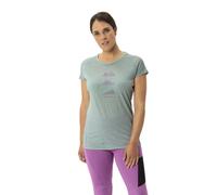 Vaude Tekoa Wool - T-shirt- donna 44 Light Green/Violet woman Responsible Wool Standard,Wool
