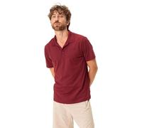 VAUDE Uomo Essential Polo T-Shirt, Carminio, XXL