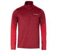 VAUDE Uomo Livigno Halfzip II Maglietta da Escursionismo, Carminio