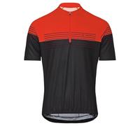 VAUDE Maglia ciclismo Posta Half-Zip II Uomo Nero/Rosso M