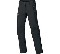 Vaude V Women's Farley Stretch ZO T-Zip Pants, pantaloni da trekking, donna, nero 44(XXL) BLACK