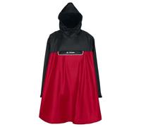 Vaude Valero - poncho bici Black/Red XL