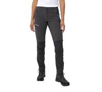 Vaude Wo Elope - pantaloni trekking - donna 40 DE Black/Dark Grey woman Recycled Materials,Myclimate,Vaude Green Shape,Grüner Knopf,Recycled Polyester