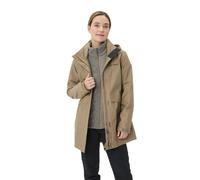 Vaude Wo Idris 3in1 IV - giacca trekking - donna Light Brown/Grey I52 D48