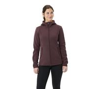 Vaude Wo Idris Fleece Hoody - felpa in pile - donna I38 D34 Dark Red woman Recycled Polyester,Vaude Green Shape,Grüner Knopf