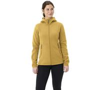 Vaude Wo Idris Fleece Hoody - felpa in pile - donna I48 D44 Dark Yellow woman Recycled Polyester,Vaude Green Shape,Grüner Knopf