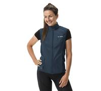 Vaude Wo Matera Air - gilet ciclismo - donna I42 D38 Dark Blue woman Recycled Materials,Vaude Green Shape,Myclimate,Lycra,Grüner Knopf
