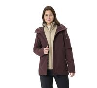 Vaude Wo Mineo 3in1 - giacca trekking - donna Red/Light Brown I40 D36