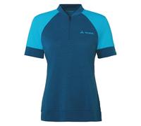 Vaude - Women's Altissimo Q-Zip Shirt - Maglietta da ciclismo 44 blu