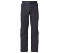 Vaude Women's Drop Pants II, pantaloni antipioggia, donna, nero/nero 34(XS) black/black