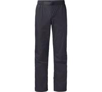 Vaude Women's Drop Pants II, pantaloni antipioggia, donna, nero/nero 40(L)-Long black/black