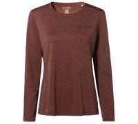Vaude - Women's Essential L/S T-Shirt - Maglia funzionale 50 marrone