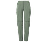 Vaude Farley Stretch Zip Off T-zip Ii Pants Verde 40 / Short Donna
