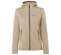 Vaude Wo Idris Fleece Hoody - felpa in pile - donna I44 D40 Beige woman Recycled Polyester,Vaude Green Shape,Grüner Knopf