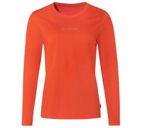 Vaude - Women's Logo L/S T-Shirt - Maglia a manica lunga 38 rosso