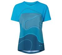 Vaude Bike Moab Vi Short Sleeve T-shirt Blu 40 / Regular Donna Shore Blue