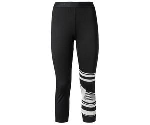Vaude - Women's Monviso Wool 3/4 Tights - Intimo lana merinos 34 nero