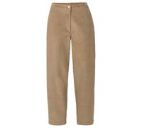 VAUDE Pantaloni da Donna Najun in velluto a coste Beige Taglia 34