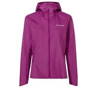 VAUDE Giacca a vento da donna, leggera, piccola, da donna, per escursioni in montagna, che fa parte del concetto circolatorio, perforazione sotto le braccia per una migliore ventilazione